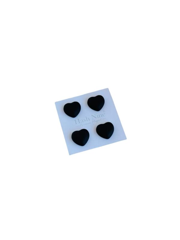 Magnet Pin Heart Black