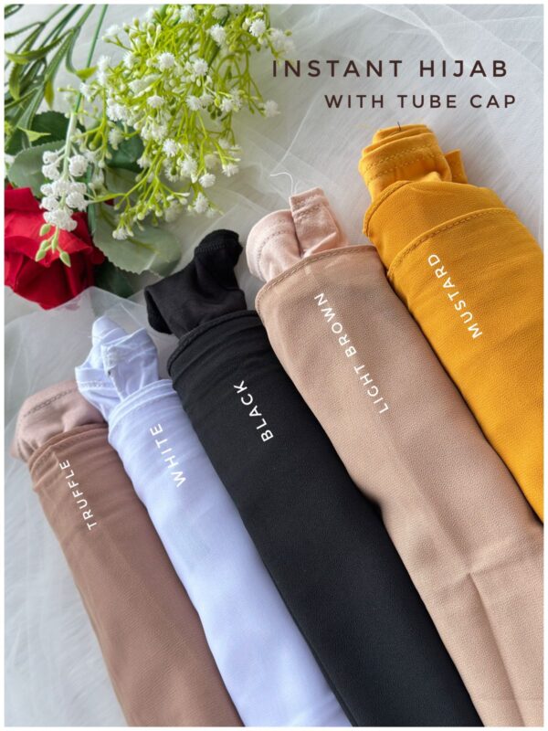 Instant Hijab With Tube Cap