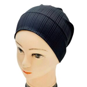 Ribbed Tube Cap Black
