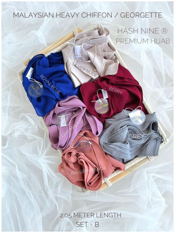 Hash Nine® Malaysian Heavy Chiffon/Georgette