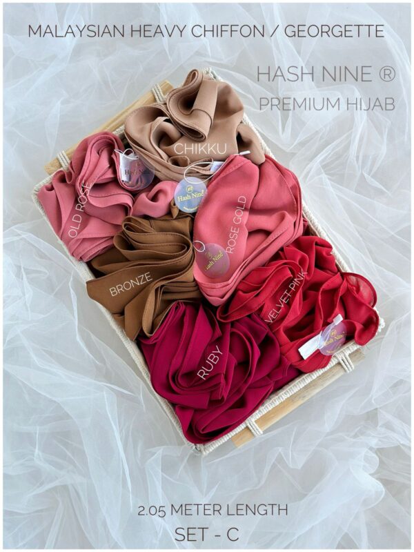 Hash Nine® Malaysian Heavy Chiffon/Georgette