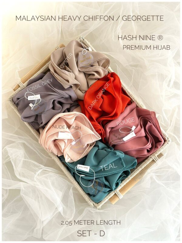 Hash Nine® Malaysian Heavy Chiffon/Georgette
