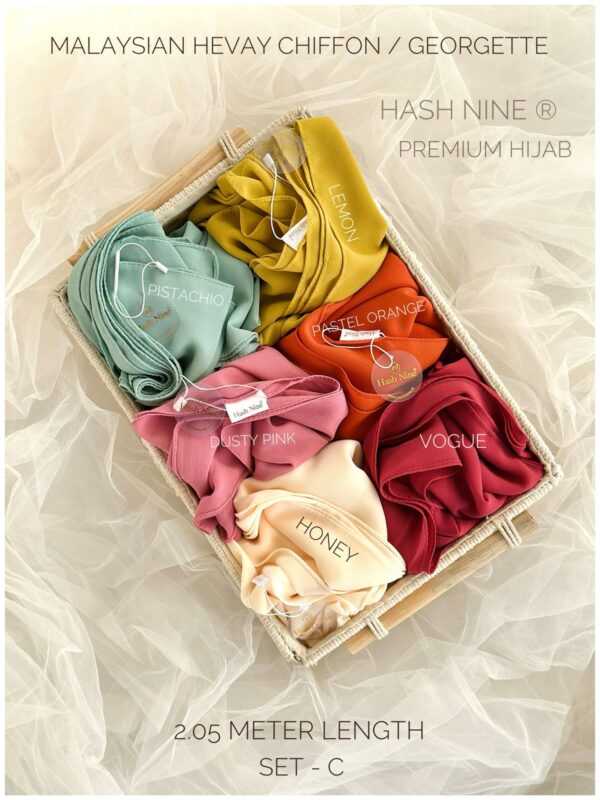 Hash Nine® Malaysian Heavy Chiffon/Georgette