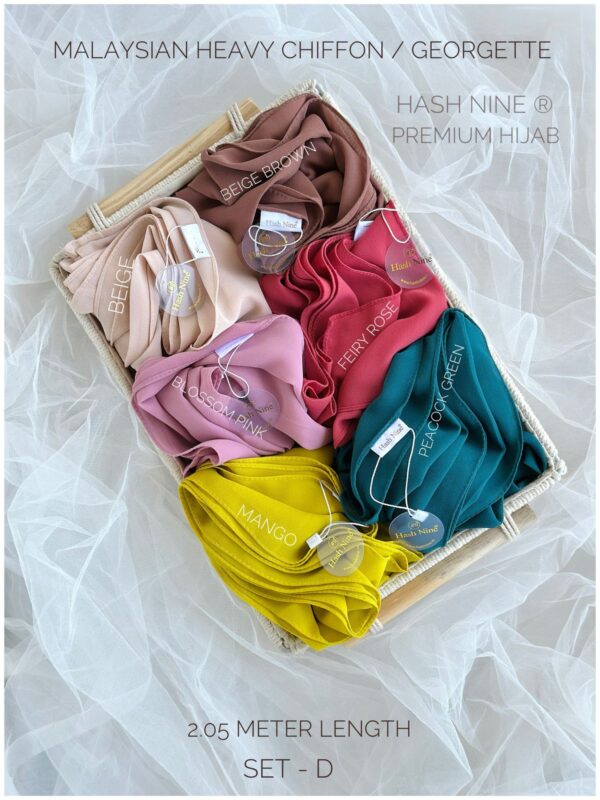 Hash Nine® Malaysian Heavy Chiffon/Georgette