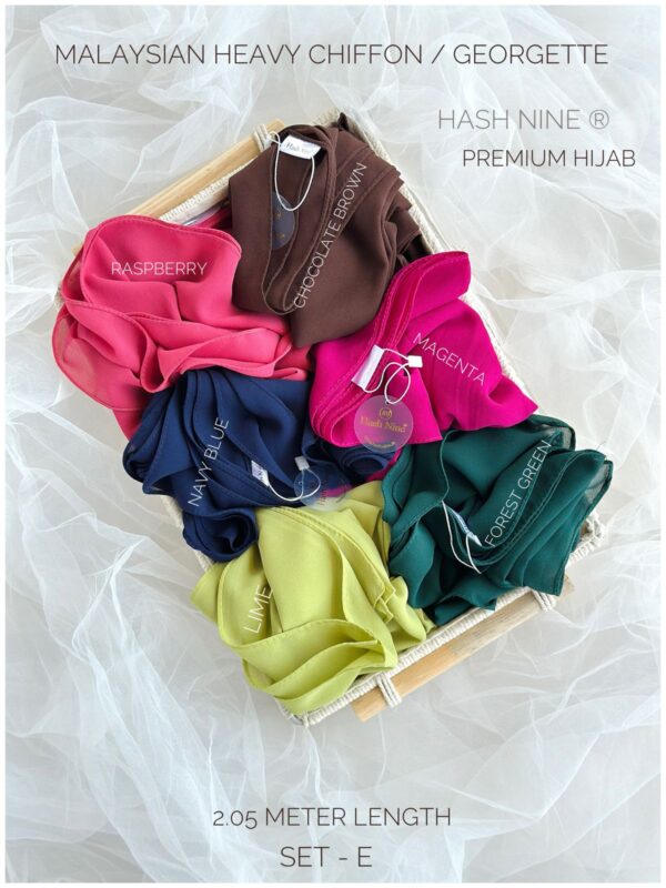 Hash Nine® Malaysian Heavy Chiffon/Georgette
