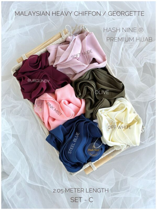Hash Nine® Malaysian Heavy Chiffon/Georgette