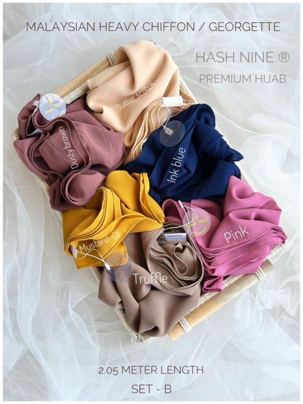 Hash Nine® Malaysian Heavy Chiffon/Georgette