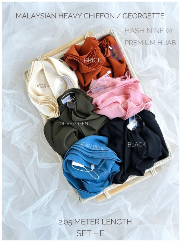 Hash Nine® Malaysian Heavy Chiffon/Georgette