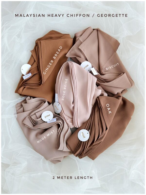 MOJA Malaysian Georgette / Heavy Chiffon