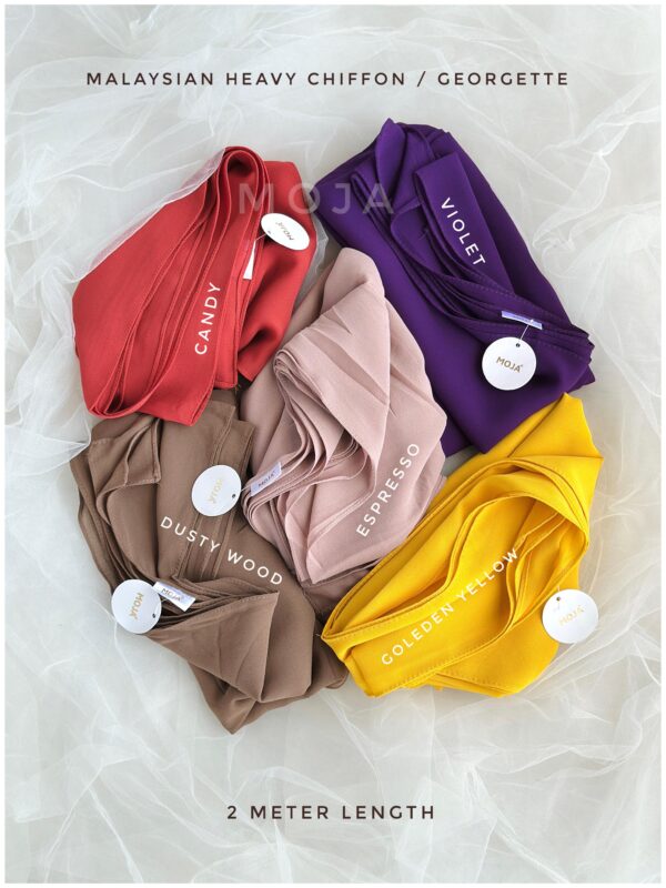 MOJA Malaysian Georgette / Heavy Chiffon