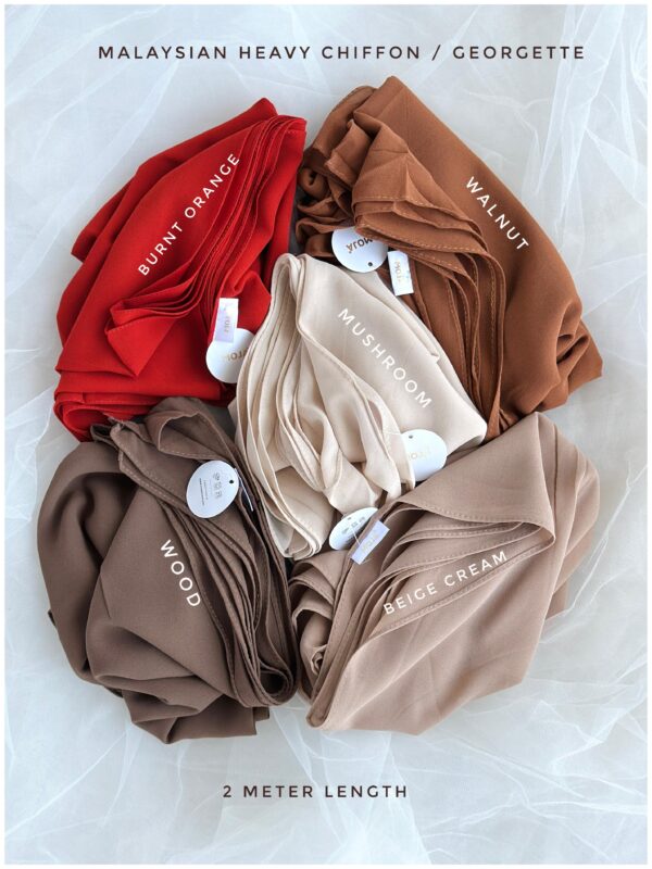 MOJA Malaysian Georgette / Heavy Chiffon