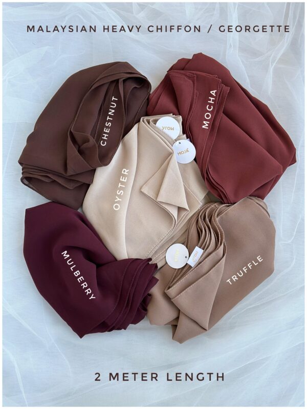 MOJA Malaysian Georgette / Heavy Chiffon