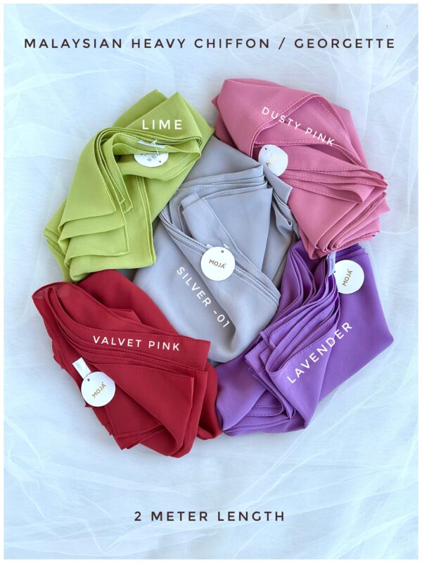 MOJA Malaysian Georgette / Heavy Chiffon