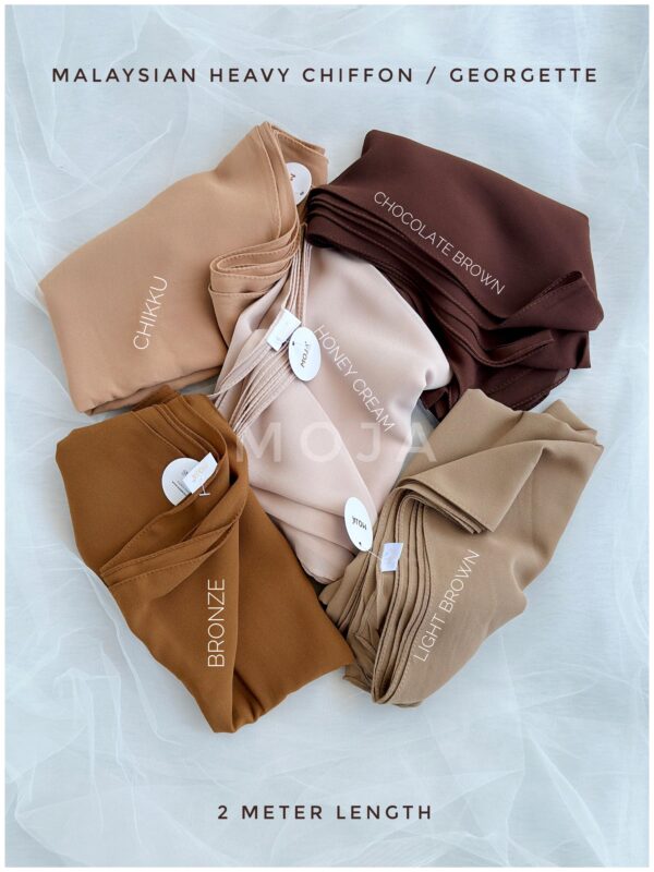 MOJA Malaysian Georgette / Heavy Chiffon