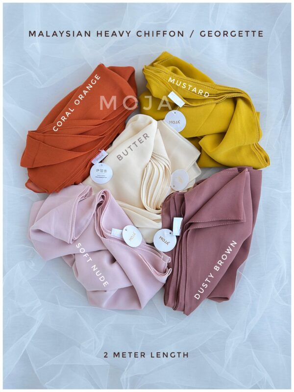 MOJA Malaysian Georgette / Heavy Chiffon