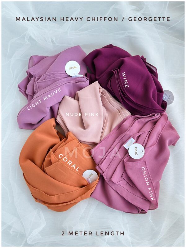 MOJA Malaysian Georgette / Heavy Chiffon