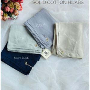 SOLID COTTON HIJAB