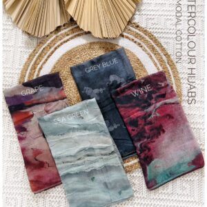 Abstract Watercolor Hijabs