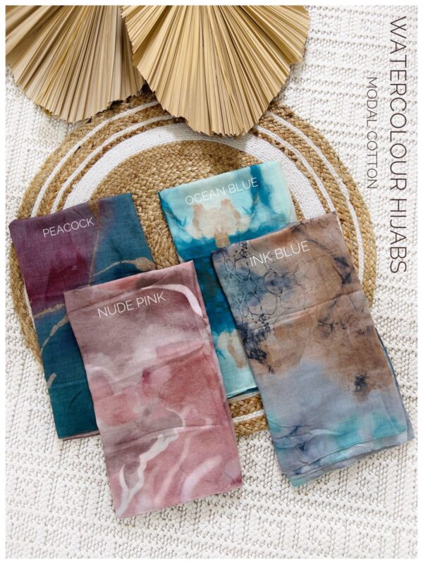 Abstract Watercolor Hijabs