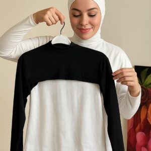 SHOULDER SHRUG-BLACK