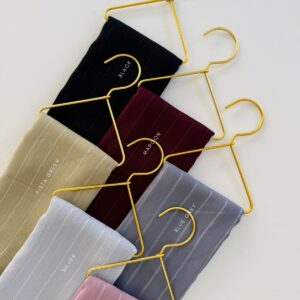 MOJA Shimmer Striped Chiffon