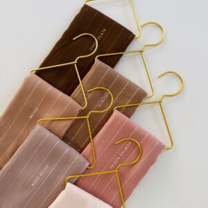 MOJA Shimmer Striped Chiffon