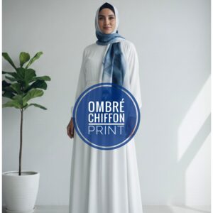 Ombré Chiffon Print