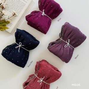 MOJA Shimmer Dew Drops with Silver Chain