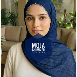 MOJA Shimmer Dew Drops with Silver Chain