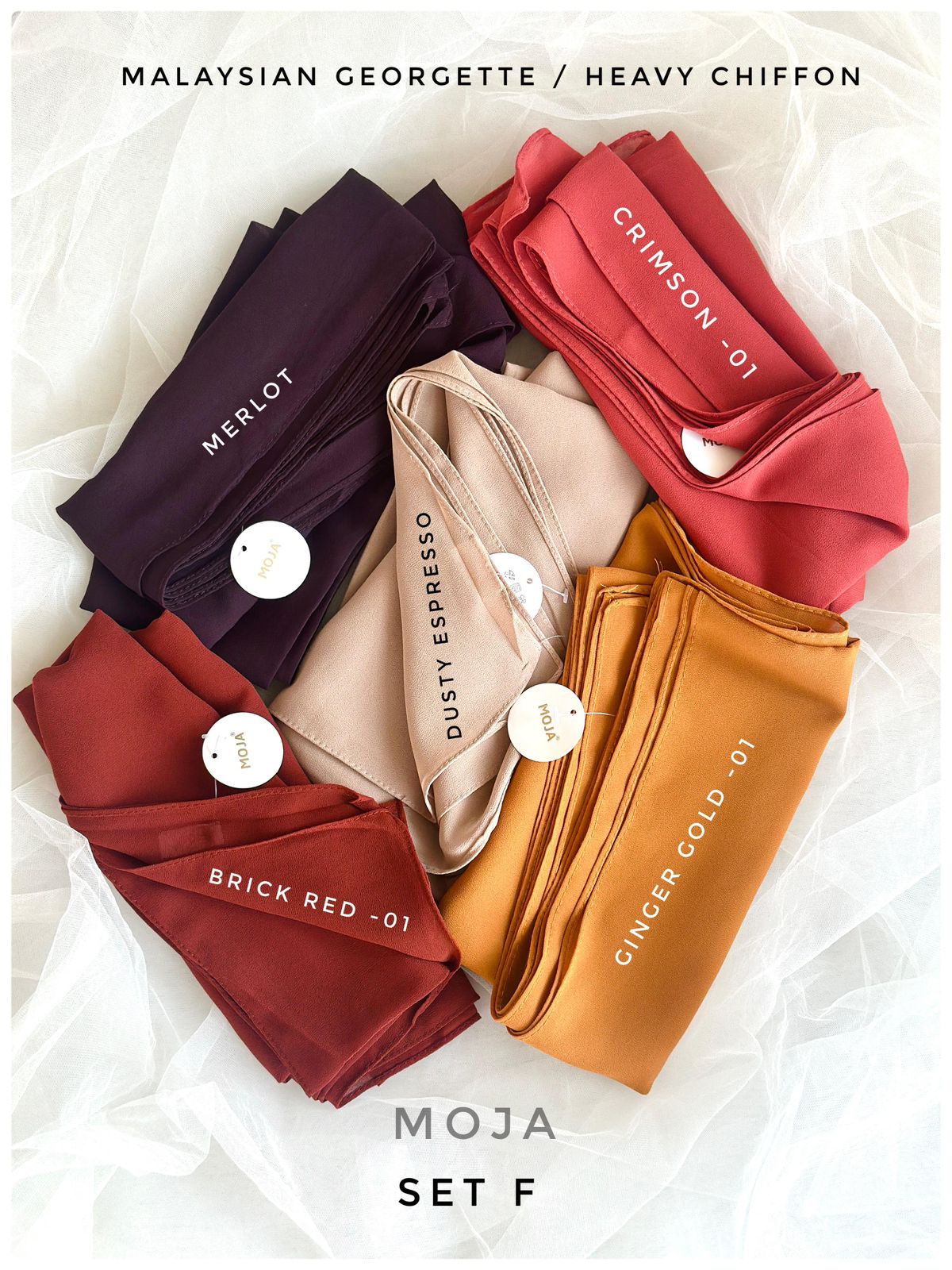 MOJA Malaysian Georgette / Heavy Chiffon