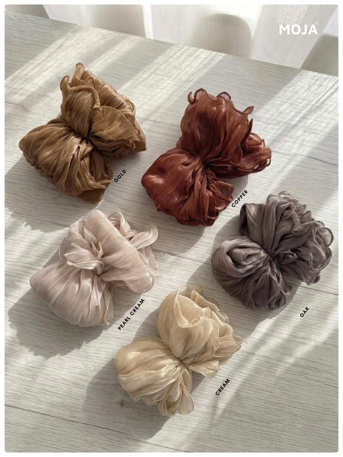 MOJA WRINKLED ORGANZA