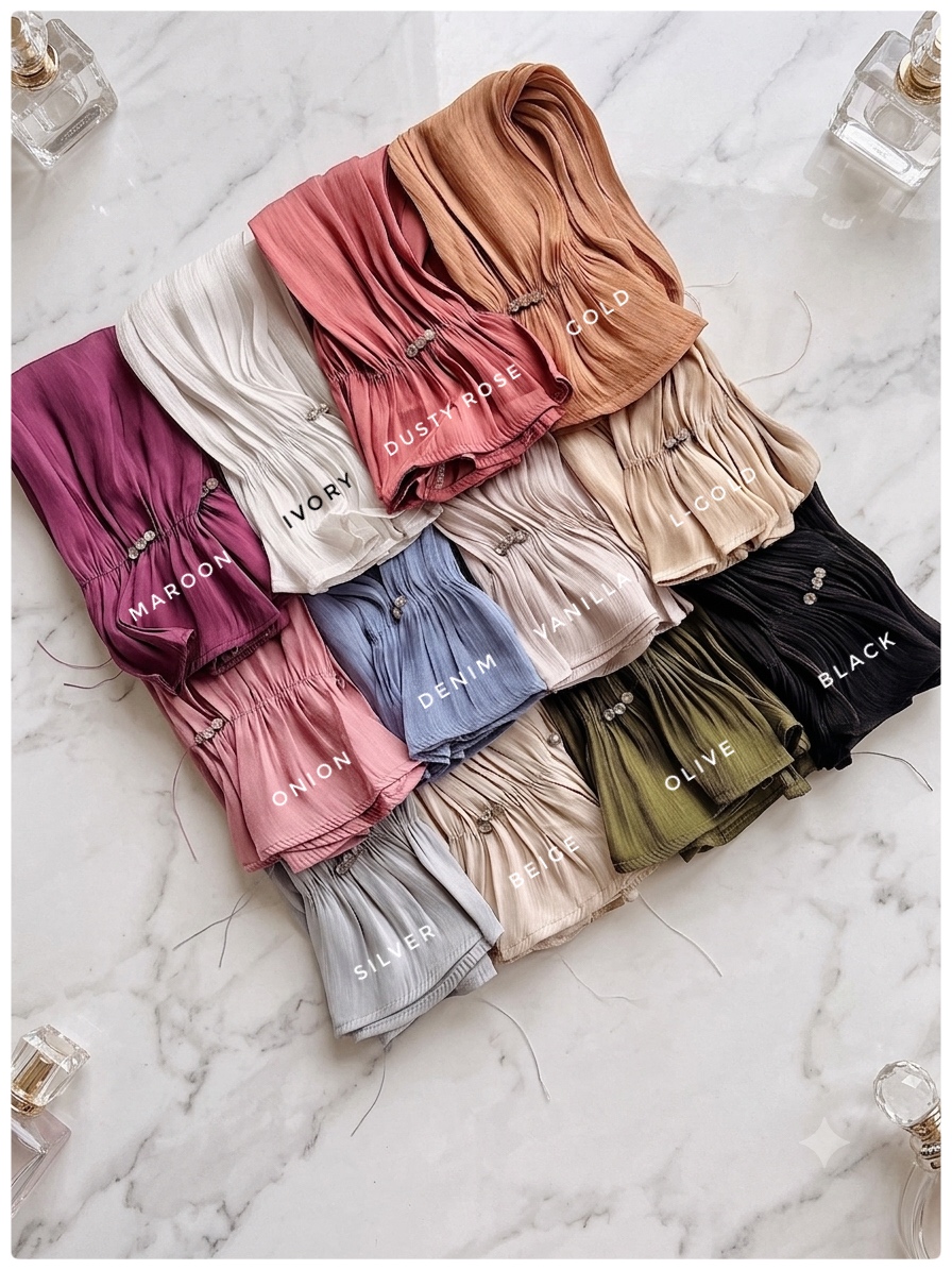 ORGANZA SLEEVES WITH STONE