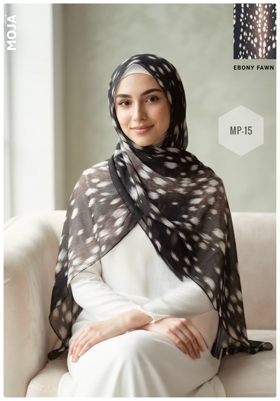 MOJA Chiffon Animal Print MP-15