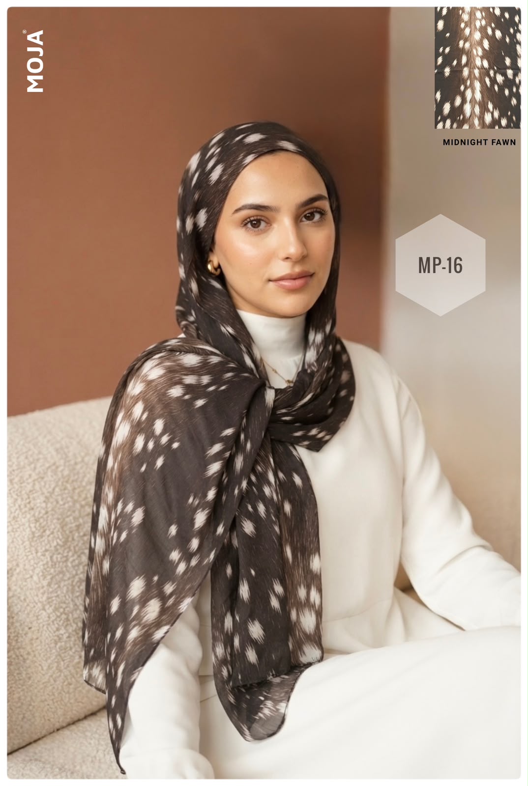 MOJA Chiffon Animal Print MP-16