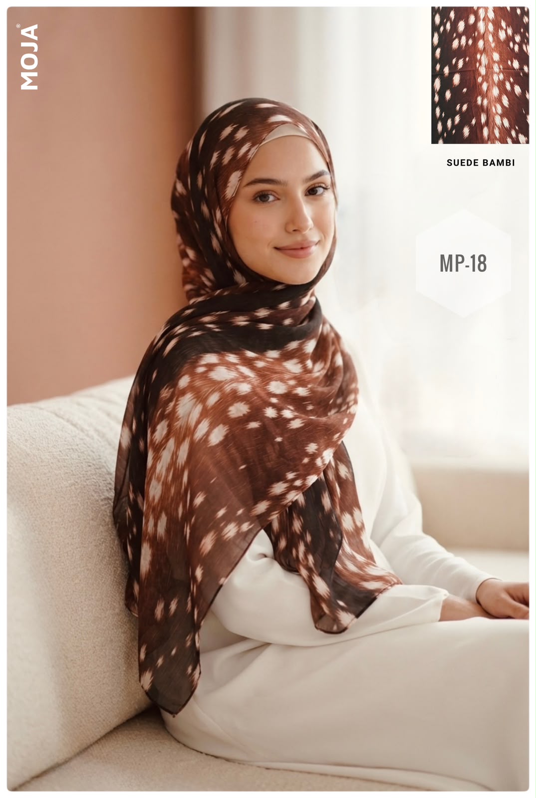 MOJA Chiffon Animal Print MP-18