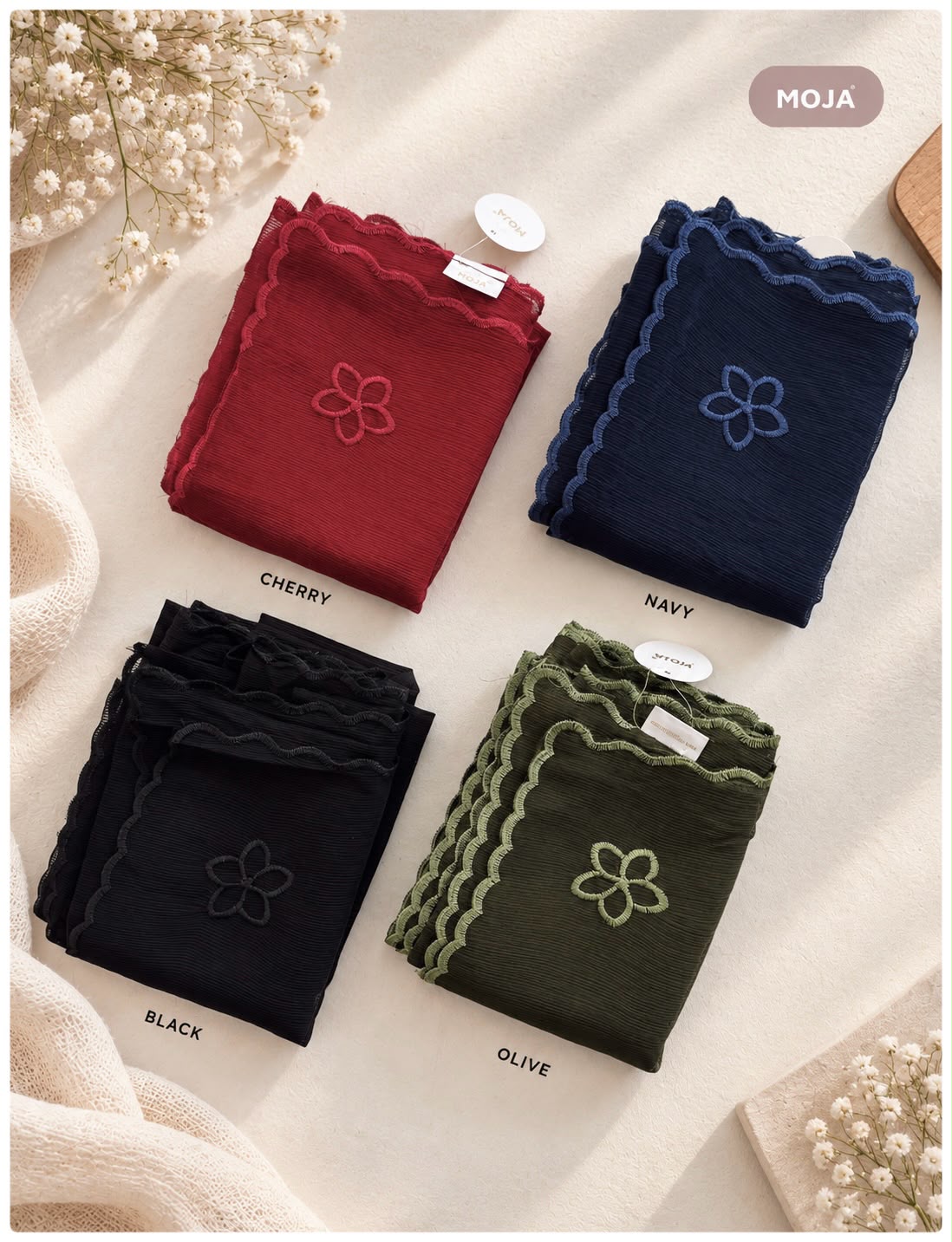 MOJA MIST EMBROIDERY HIJAB