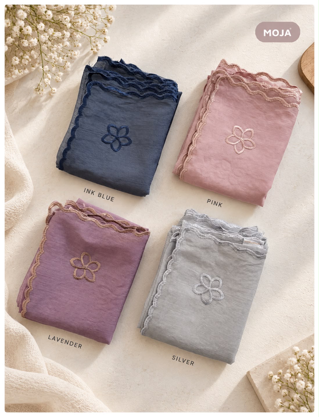 MOJA MIST EMBROIDERY HIJAB